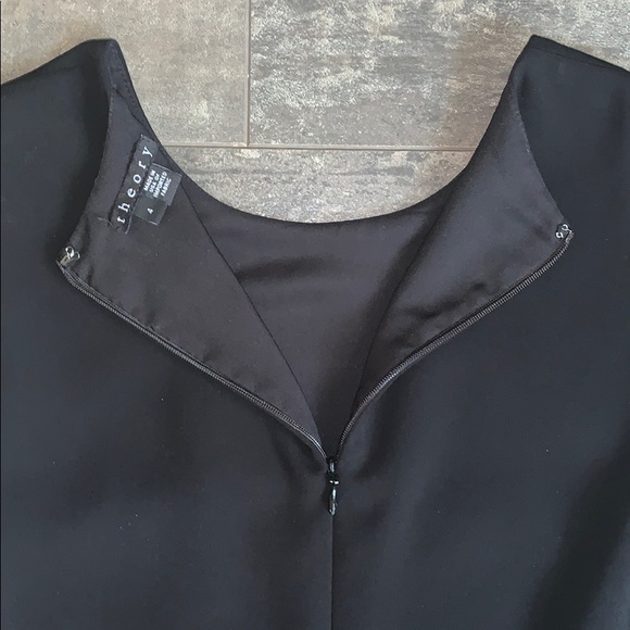 Theory Black Maxi Crepe Dress - Picture 6 of 6